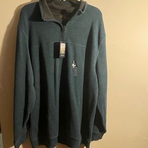 Blue-Green “Arrow” pullover fleece